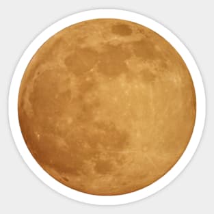 Red Moon Sticker